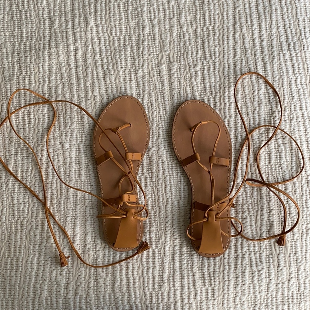 Madewell Lace up sandals